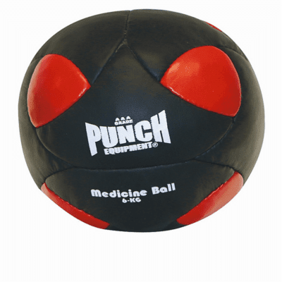 Punch Equipment 90872 ~ MEDICINE BALL RED/BLK 6KG New zealand nz vaughan